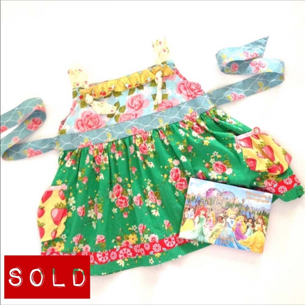 Matilda Jane Good Hart Strawberry Knot Top - Picture 1 of 7